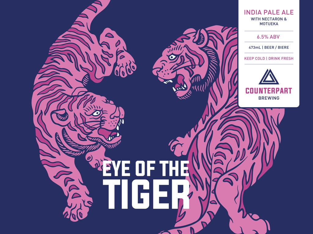 Eye Of The Tiger | Hazy IPA | $5.31 – Counterpart Brewing