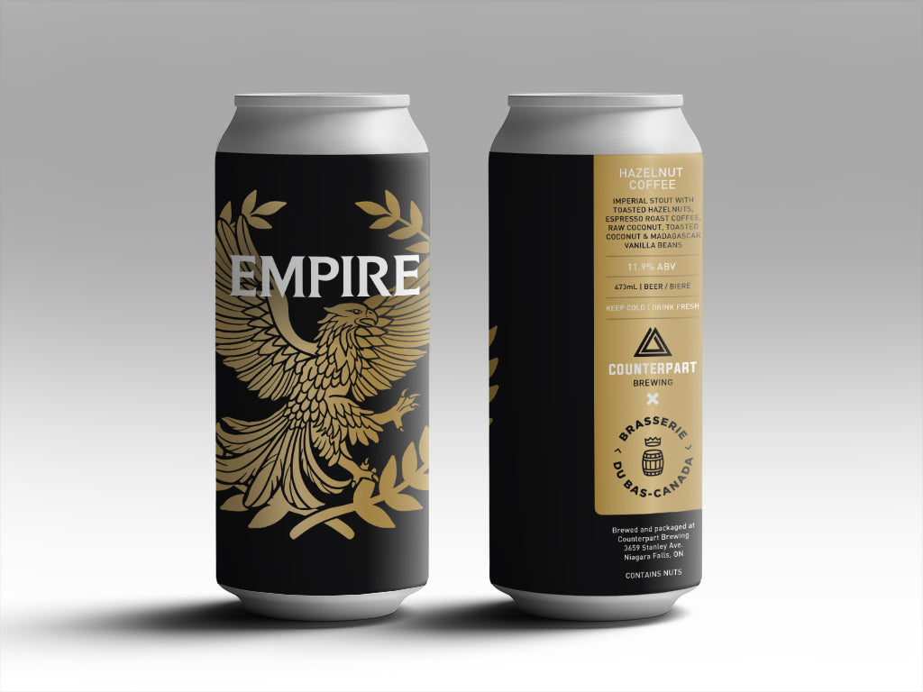 Empire (Hazelnut Coffee) | Imperial Stout | $10.18 – Counterpart