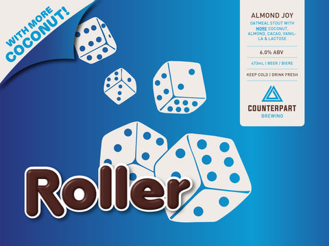 Almond Joy Roller (Now with MORE Coconut!) | Oatmeal Stout | $5.75