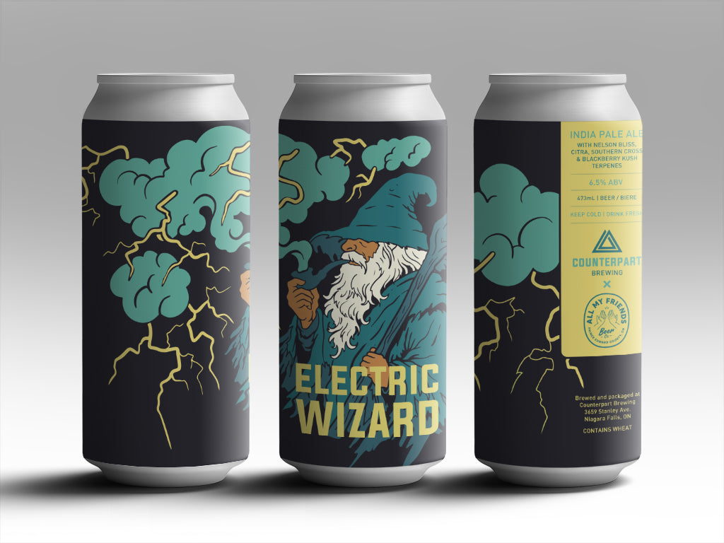 Electric Wizard | Hazy IPA w/ Terpenes | $5.31 – Counterpart Brewing