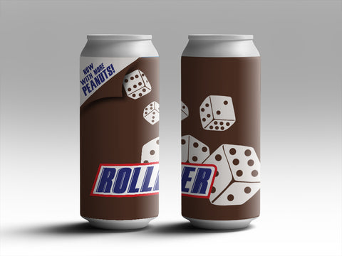 Snickers Roller (Now with MORE Peanuts!) | Oatmeal Stout | $5.75