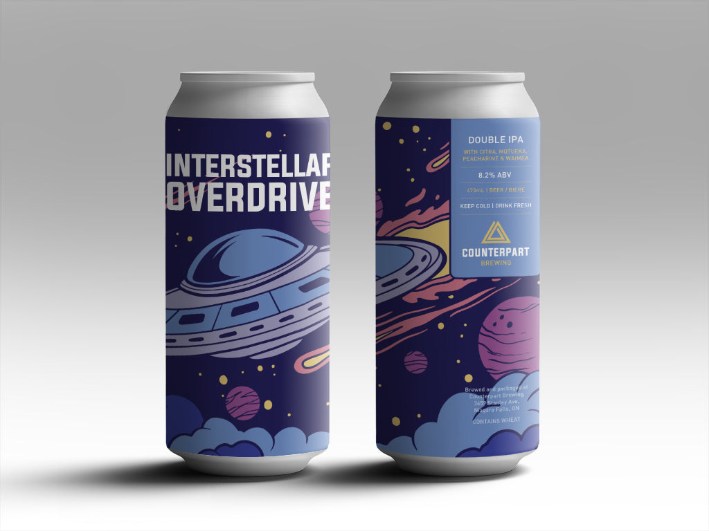 Interstellar Overdrive | Hazy Double IPA | $5.75