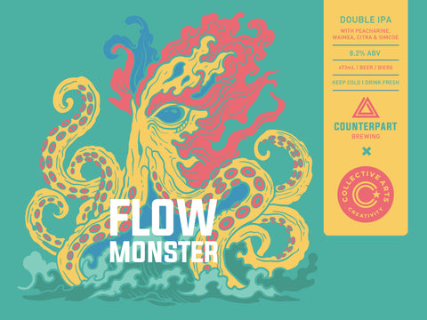 Flow Monster | Hazy Double IPA | $5.75
