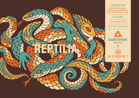 Reptilia | Hazy Triple IPA | $6.64